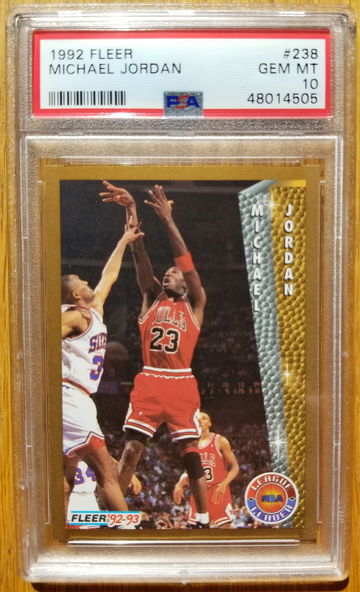 1992 Fleer #238 Michael Jordan PSA 10 GEM MT