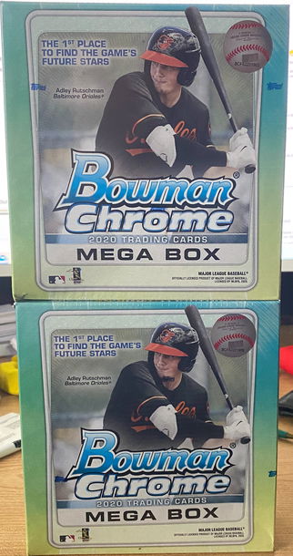 2020 Bowman Chrome Mega Box (Lot of 2)