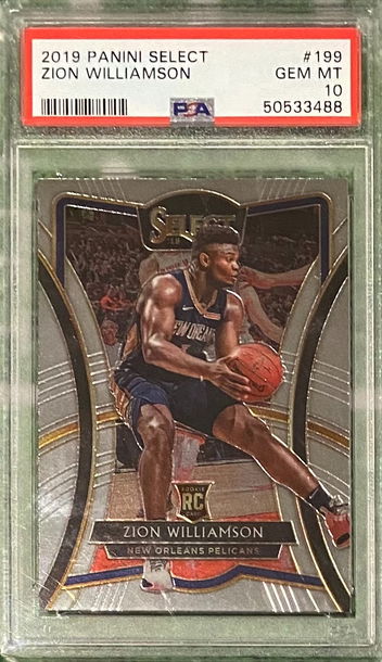 Zion Williamson 2019 Select Premier Rookie PSA 10