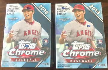 2018 Topps Chrome Blaster Qty 2 sealed