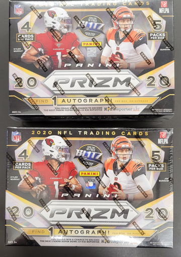 2020 NFL Prizm mega box sealed - lot of 2
