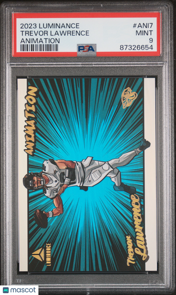 2023 Panini Luminance Animation Trevor Lawrence #ANI7 PSA 9