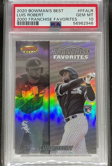 PSA 10 2020 Bowman’s Best Luis Robert 2000 Franchise Favorites #FFALR RC