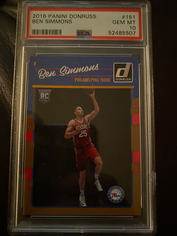 2016 Panini Donruss Ben Simmons #151 PSA 10