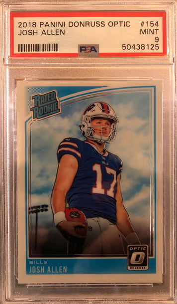 2018 panini donruss optic josh allen Rated Rookie base