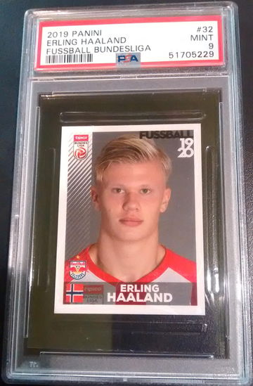 Panini Fussball Erling Haaland PSA 9