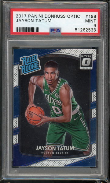 2017 Optic Jayson Tatum PSA 9 