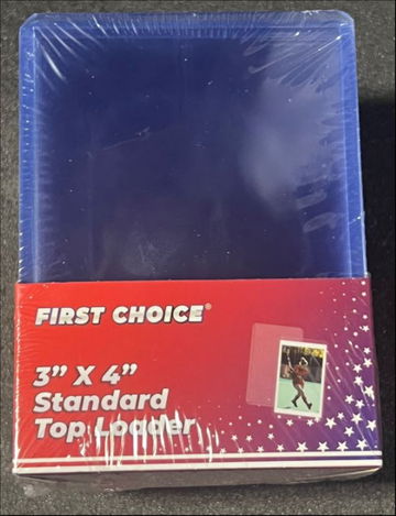 Thick Card Toploader Holder - 75 PT - 1000 Piece Case - 40 Packs - 25 Pieces Per Pack - Comparable To Ultra Pro