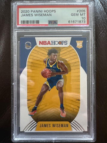2020 Panini Hoops James Wiseman #205  PSA 10