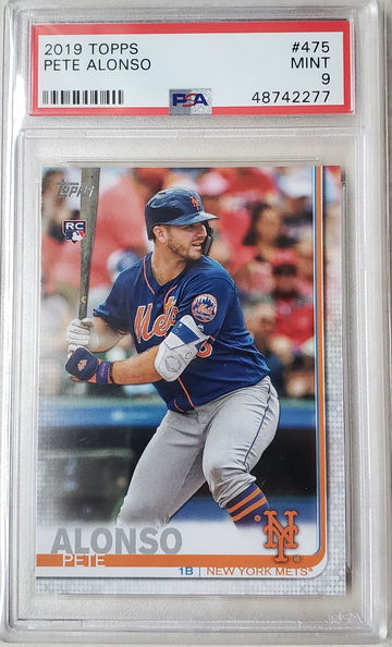 2019 Topps Series 2 Pete Alonso PSA 9 RC Rookie Card #475