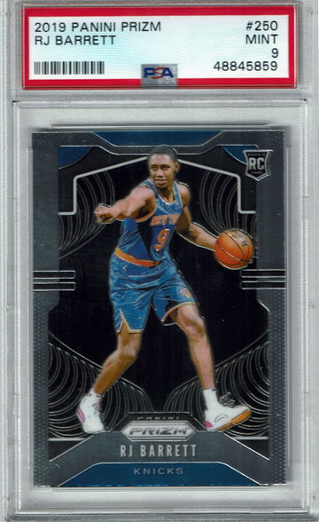 2019 Panini Prizm RJ Barrett #250 PSA 9 MINT