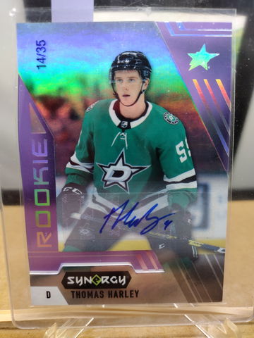 Thomas Harley 20-21 Synergy Rookie Auto #/ 35