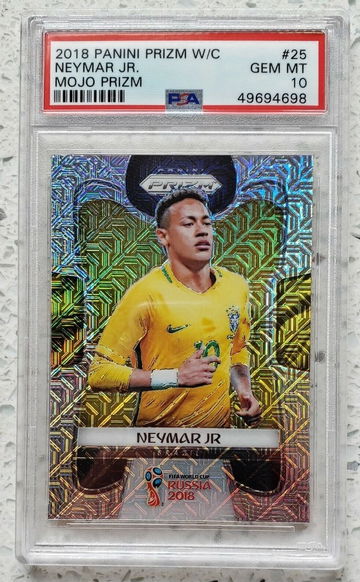 2018 Prizm Mojo World Cup Neymar Jr. PSA 10