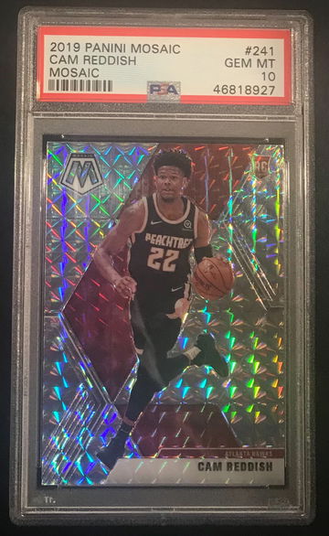 2019-20 Panini Mosaic Prizm Cam Reddish ROOKIE RC #241 PSA 10 GEM MINT Hawks