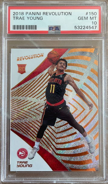 2018 Panini Revolution Trae Young Rookie Card PSA 10