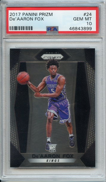 De'Aaron Fox Prizm PSA 10