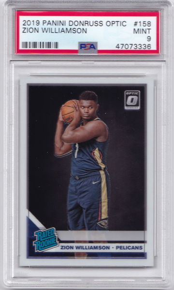 Zion Williamson 2019 Optic PSA 9