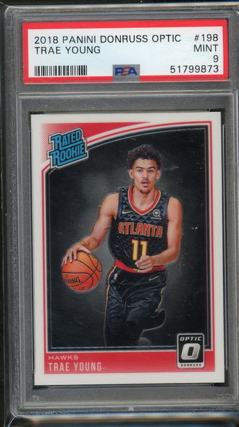 2018 Optic Trae Young PSA 9