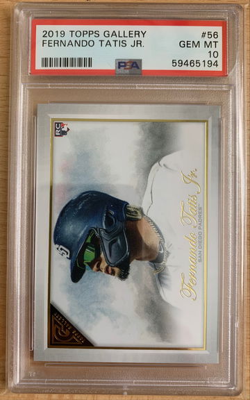 2019 Fernando Tatis Jr Topps Gallery 2019 RC Rookie PSA 10 #56