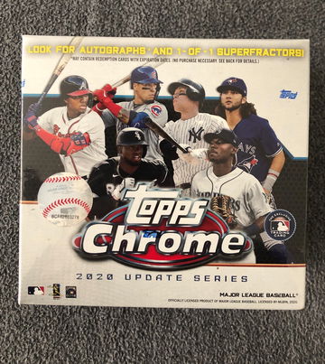 2020 Topps Chrome Update Series Box
