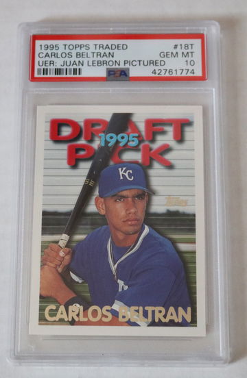 1995 Topps Traded Carlos Beltran PSA 10