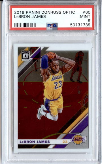 2019-20 Donruss Optic #60 LeBron James PSA 9