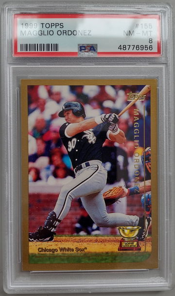1999 Topps Magglio Ordonez PSA 8