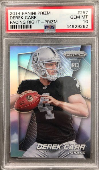 Derek Carr 2014 Panini Prizm PSA10!!