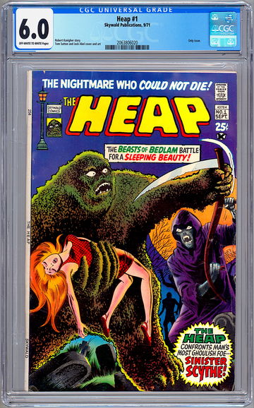 HEAP #1 CGC 6.0 HTF *1ST/ONE & ONLY ISSUE* KANIGHER STORY SUTTON & ABEL ART 1971