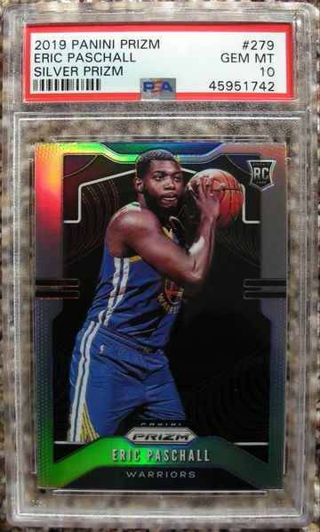 Eric Paschall 2019 Prizm #279 Silver Prizm PSA 10