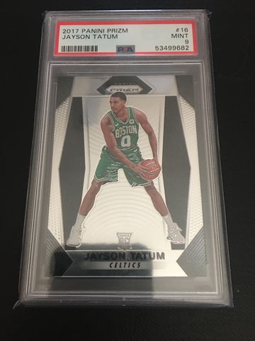 2017 Panini Prizm Jayson Tatum PSA 9