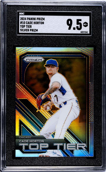 2024 Panini Prizm Top Tier Silver Prizm Cade Horton #10 SGC 9.5