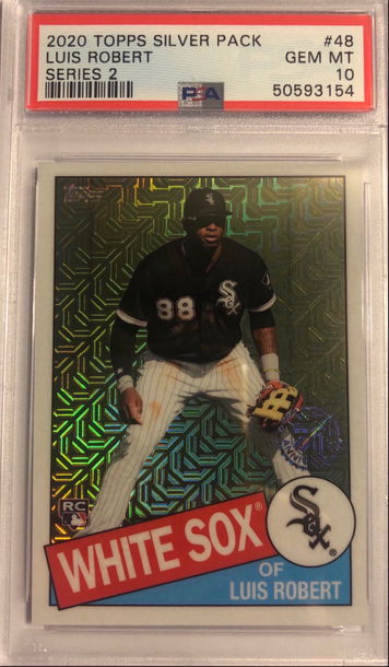 2020 Topps Silver Pack Luis Robert PSA 10