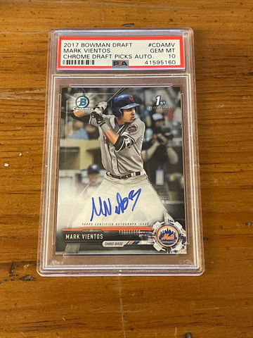 2017 Bowman Chrome Mark Vientos auto PSA 10