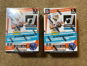 2021 Donruss Football Blaster Box x 2 NFL