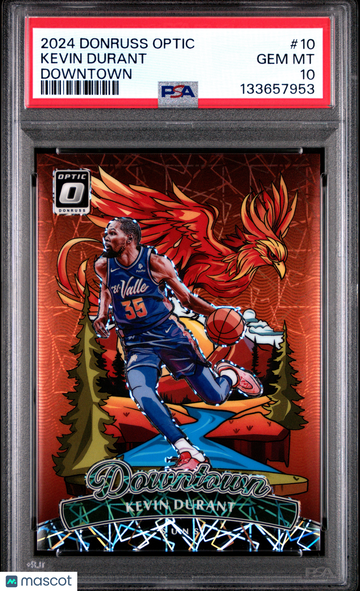 2024 Panini Donruss Optic Downtown Kevin Durant #10 PSA 10