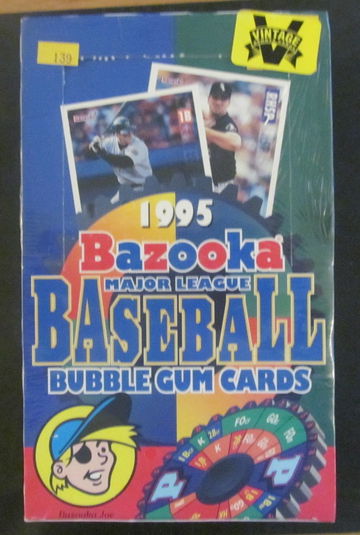 1995 Topps Bazooka Wax Box (Wrapped Vintage Sports Cards)