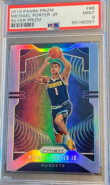 2019 Panini Prizm MICHAEL PORTER JR. SILVER PRIZM #88 MINT 9