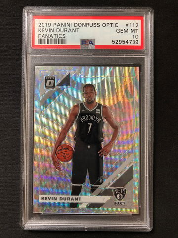 2019 Panini Donruss Optic - Kevin Durant - Fanatics PSA 10