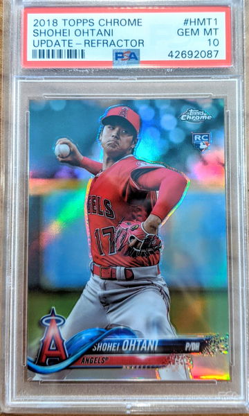 2018 Topps Update Chrome HMT1 Shohei Ohtani RC Rookie