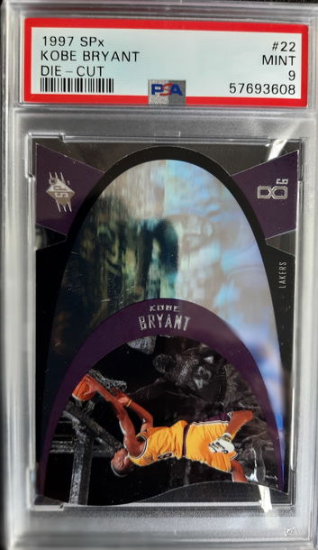 1997 Kobe Bryant SPX Die Cut PSA 9 