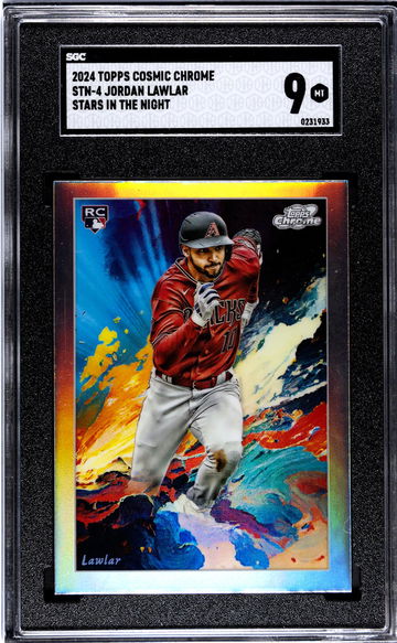 2024 Topps Cosmic Chrome #STN-4 Jordan Lawlar Stars in The Night SGC 9