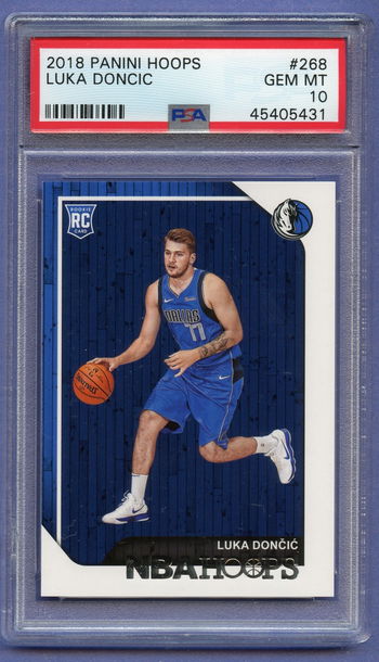 2018 hoops luka doncic 268 psa 10