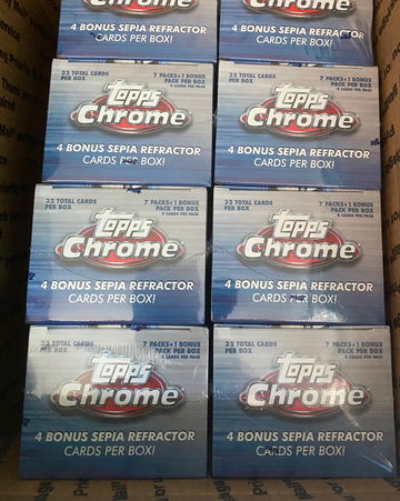 8X 2020 Topps Chrome Blaster Box
