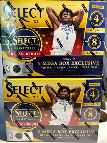 2020 2021 Panini Select NBA Mega Box