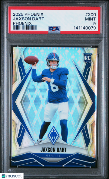 2025 Panini Phoenix Jaxson Dart #200 /149 Rookie PSA 9