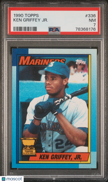 1990 Topps Ken Griffey JR. #336 PSA 7