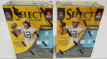 2020 2021 SELECT FOOTBALL BLASTER LOT OF 2 HERBERT TUA BURROW