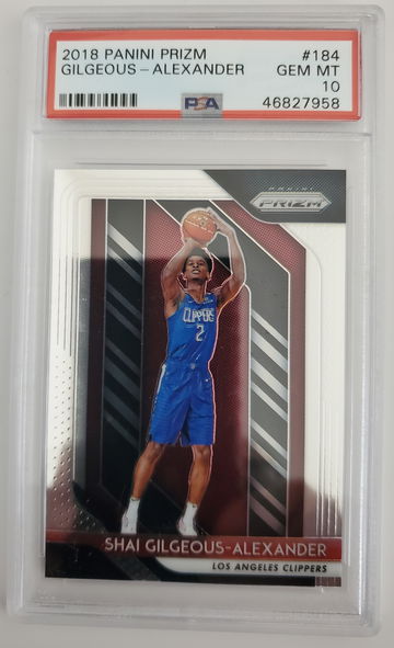 Shai Gilgeous Alexander Base RC PSA 10