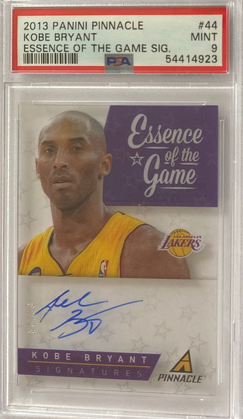 2013 Panini Pinnacle Kobe Bryant Essence of the Game Auto /99